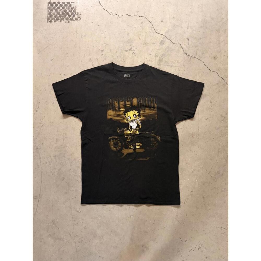 Y2k Betty Boop Motorcycle Short Sleeve T-Shirt